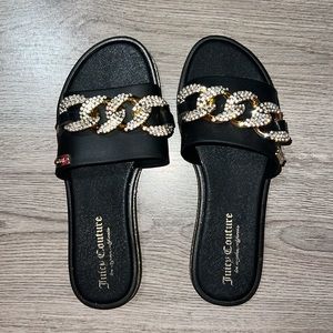 Juicy couture bling sandals